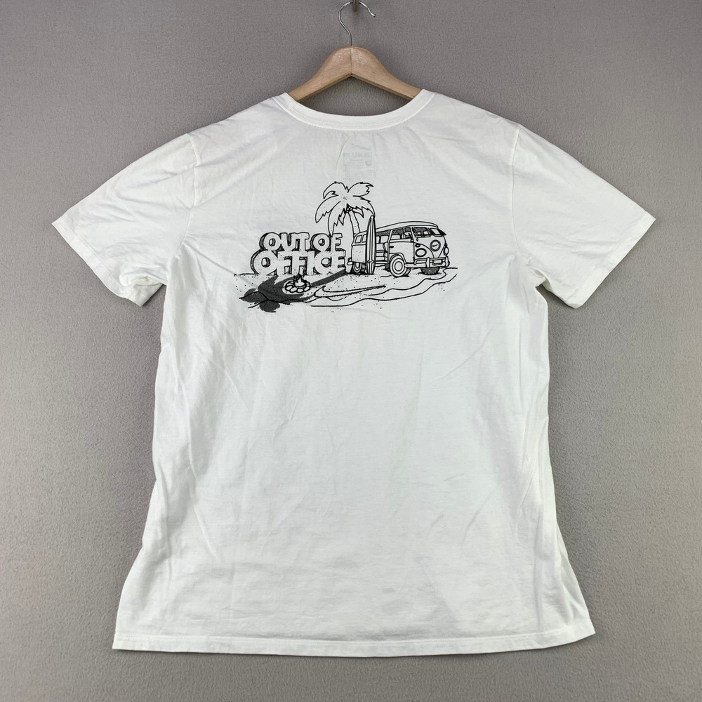Nike Spring Break Out Of Office T-Shirt Mens Large White Graphic Tee